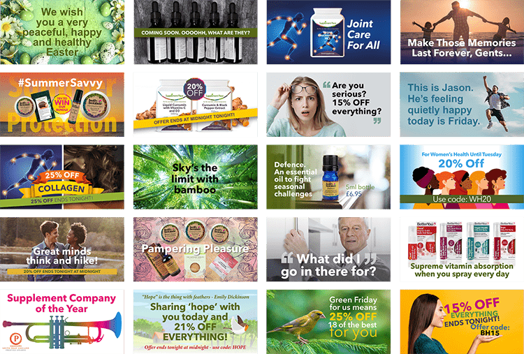 Social Media Ad Grid